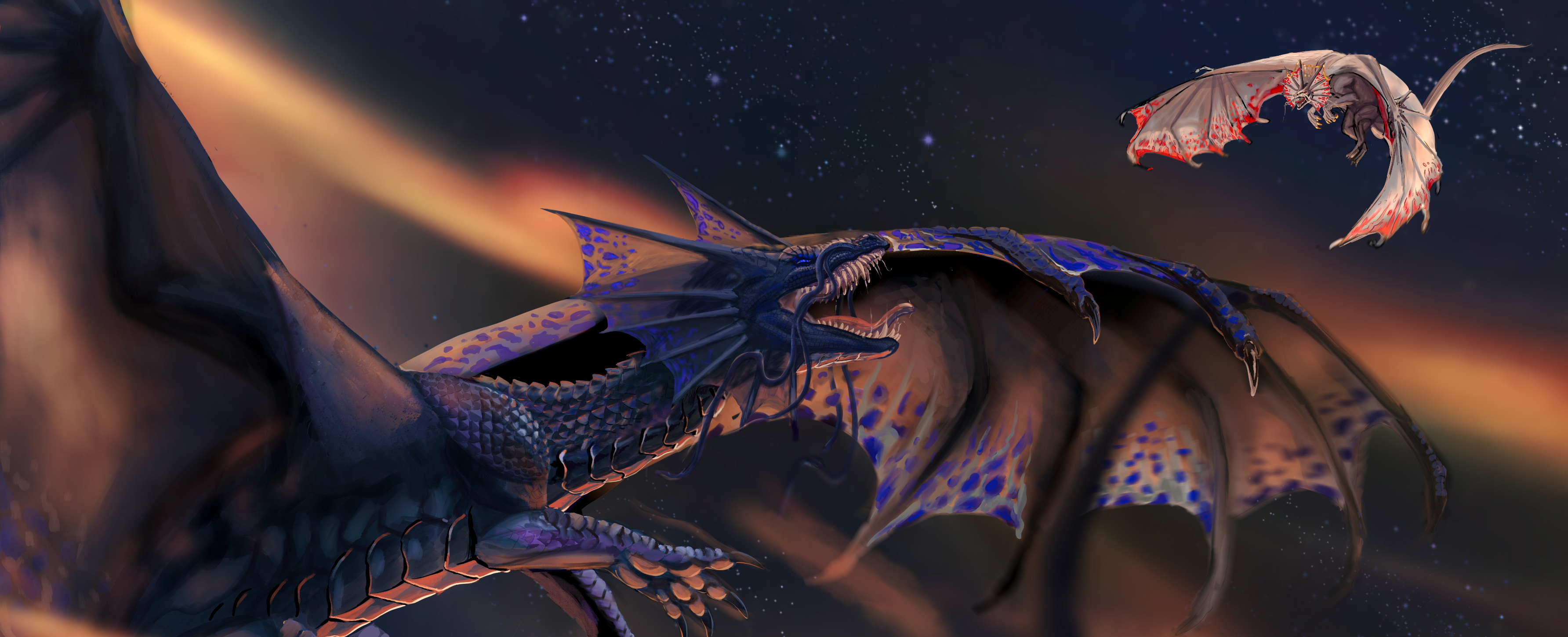 Temeraire vs. Lien His Majesty's Dragon